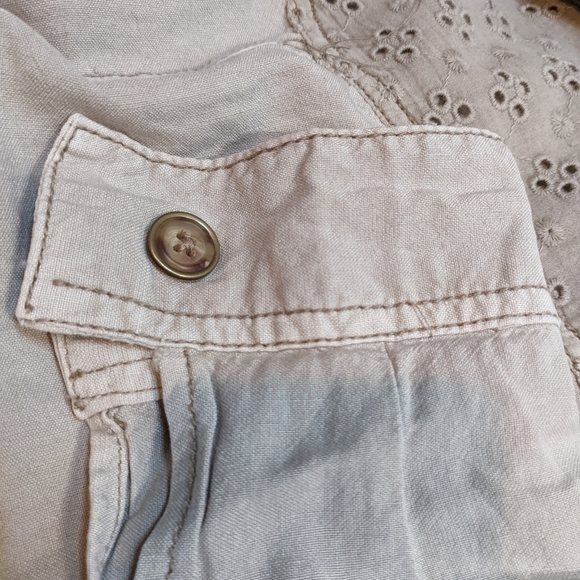 MAURICES Linen Boho BOXY Jacket - Picture 7 of 14